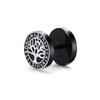 Gothic Norse Viking Runes Stud Earrings for Men Boys,Rock Punk Stainless Steel Valknut Wolf Head Compass Celtic Knot Earrings