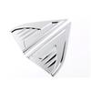 For Toyota Land Cruiser Prado FJ150 2018   ABS Car Front Fender Engine Side Air Vent Cover Trim Shark Gills Vent Sticker
