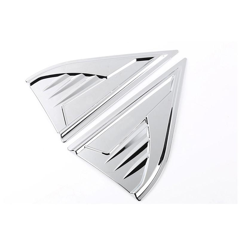 For Toyota Land Cruiser Prado FJ150 2018 ABS Car Front Fender Engine Side Air Vent Cover Trim Shark Gills Vent Sticker
