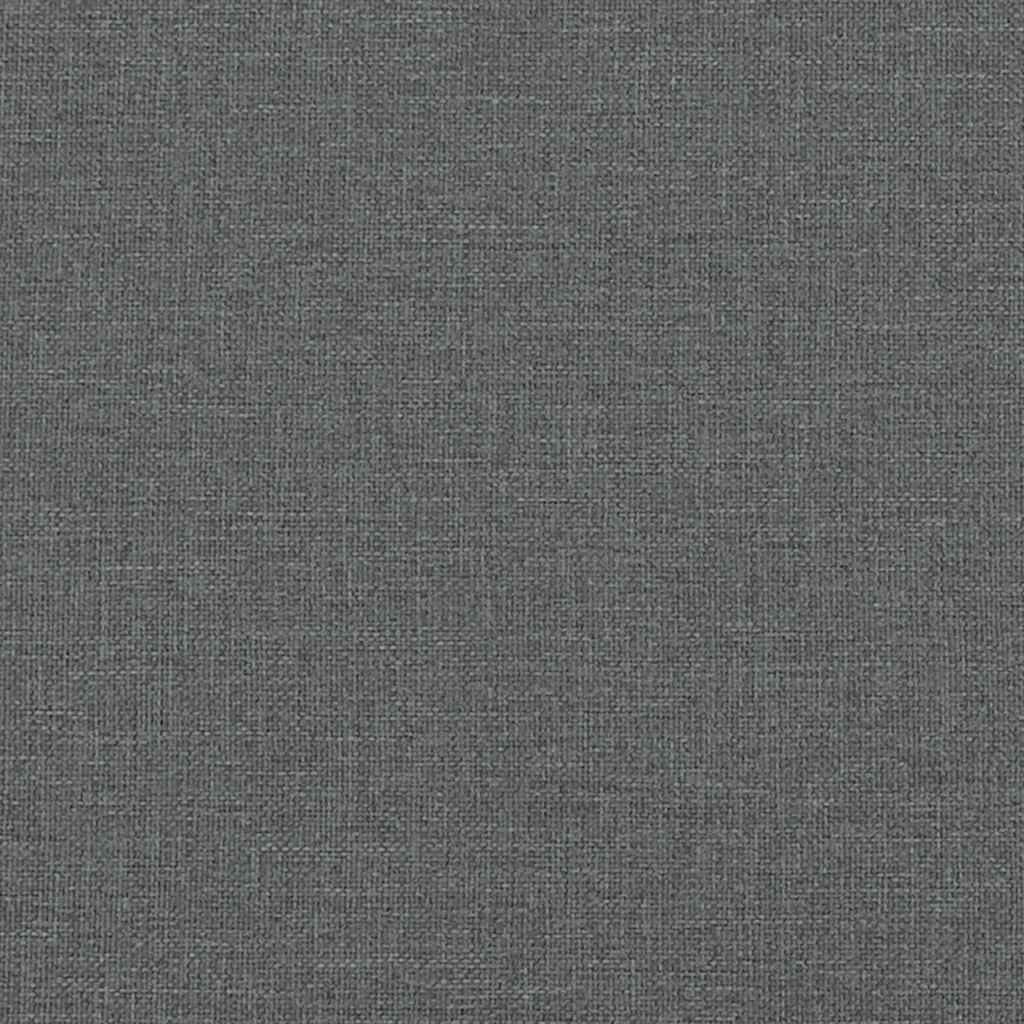 Vidaxl 2-Seater Sofa, Dark Grey, 120 Cm, Upholstered In Fabric