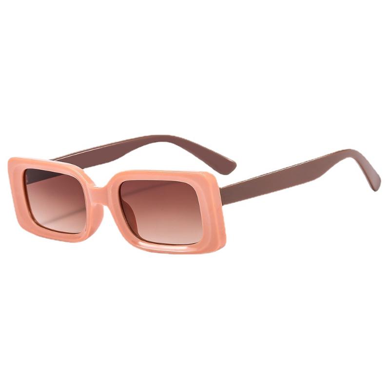 

Fashion Square Sunglasses Woman Vintage Cat Eye Design Sun Glasses Female Male Personality Cool Retro Black Glasses Uv400 As shown in figure