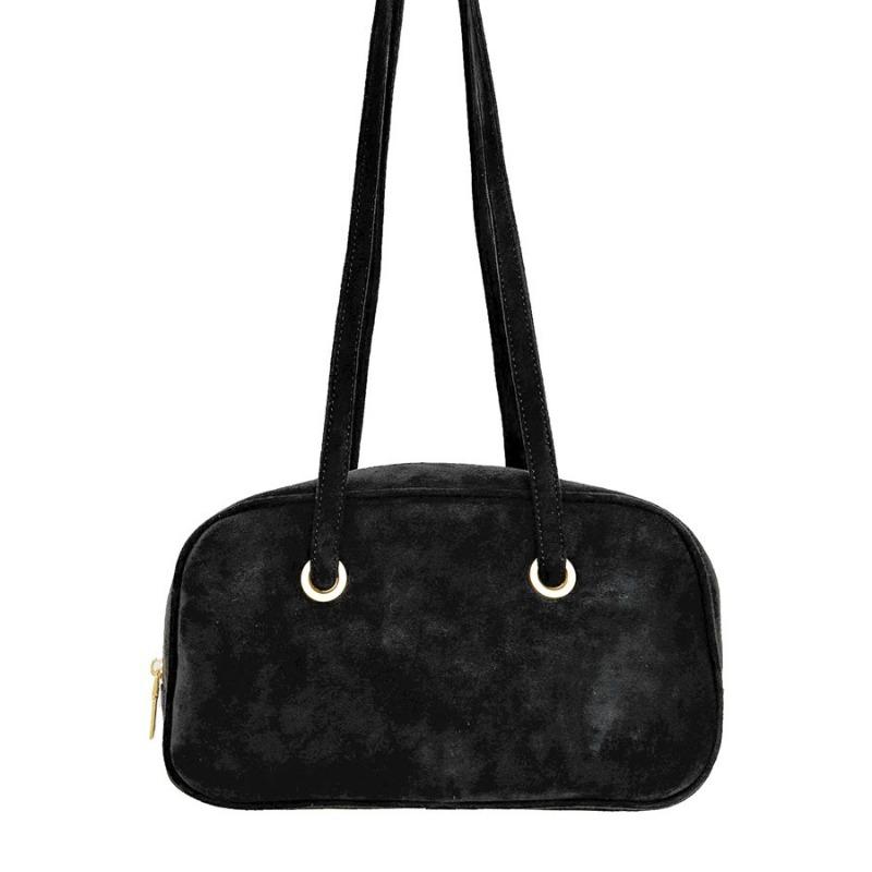 Retro suede bag versatile autumn and winter new plush shoulder bag women's hand underarm bag
