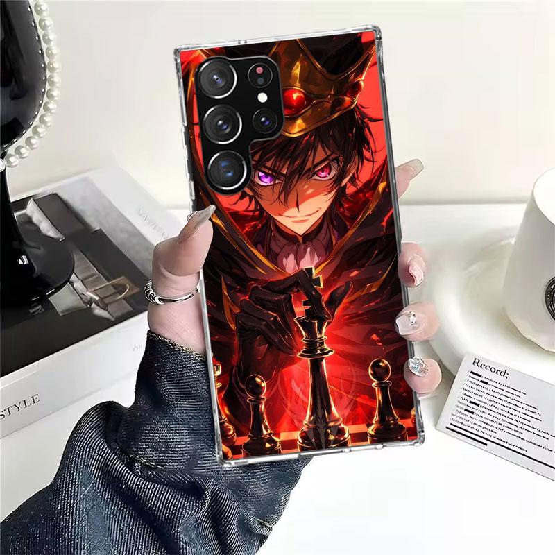 Code Geass Anime Soft Phone Case For Samsung Galaxy S22 S23 S24 S25 Edge S26 Ultra S20 FE S21 Plus + Fundas Coque Galaxy S20 S21
