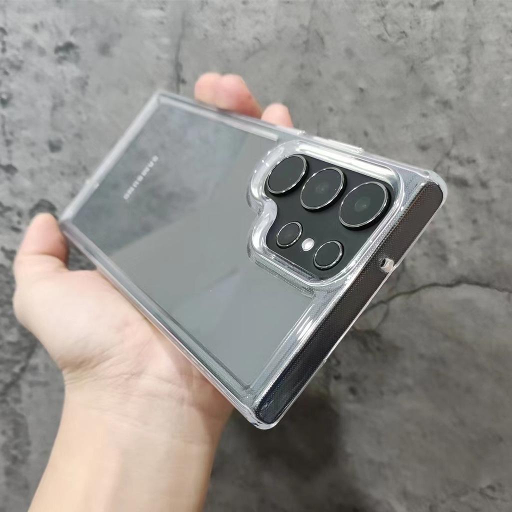 S24Ultra Acrylic Space Shell Is Suitable for Samsung S25 Transparent Mobile Phone Case A16 Jacket A562 Generation
