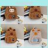 Plush Capybara Labubu Cartoon Backpack With Large Capacity For School And Daily Use