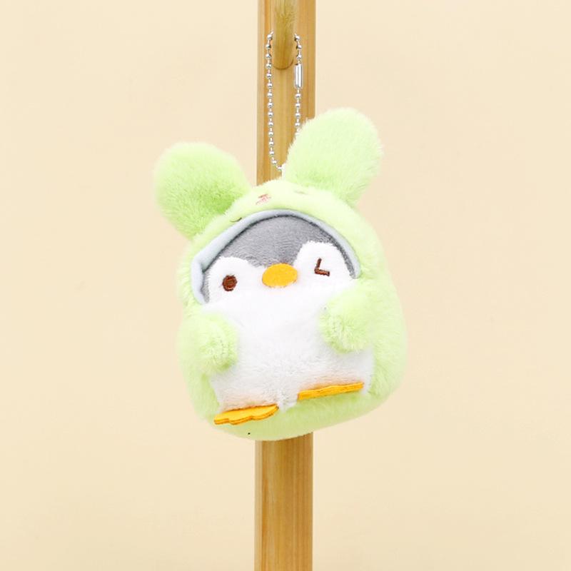 

Очаровательный мягкий брелок-игрушка Пушистый пингвин Зайчик 11см Розовый Фиолетовый Зеленый Green Penguin Rabbit