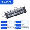 600V Screw Terminal Block 3-20 Positions Fixed Wiring Connector  Industrial Wiring