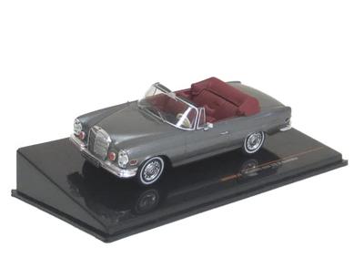 Ixo Maßstab 280 SE 1969 Metallic Grau Fertigprodukt 1/43 Mercedes-Benz