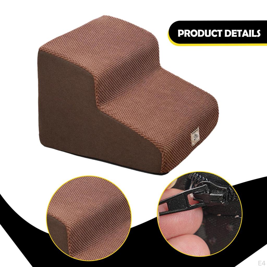 2-stopniowe schody dla psa Rampa dla zwierząt wygodna, wielofunkcyjna, łagodny spadek, drabinka dla szczeniaka małych zwierząt