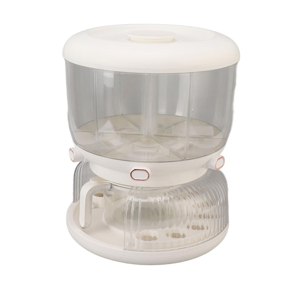 360 Degree Rotating Grain Storage Food Dispenser Rotating Rice Grain Dispenser Storage Container