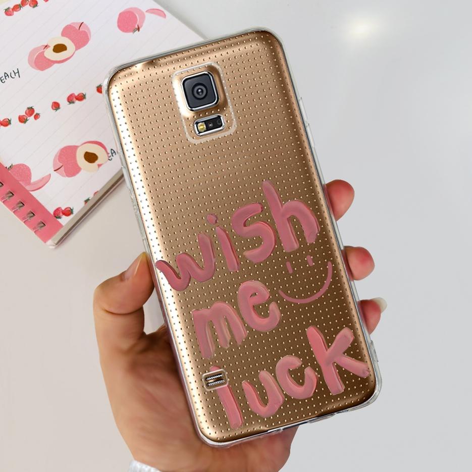 For Samsung Galaxy S5 Case SM-G900F G900I G900M Stylish Painted Cover Soft Silicone Phone Case For Samsung S5 S 5 GalaxyS5 Shell