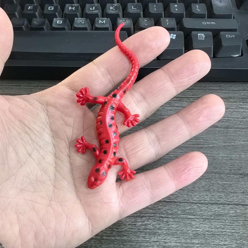 6PCS Small Plastic Lizard Toys Simulation Reptile Animals Figures Classroom Rewards Prizes Stocking Stuffers Party Favors Gifts