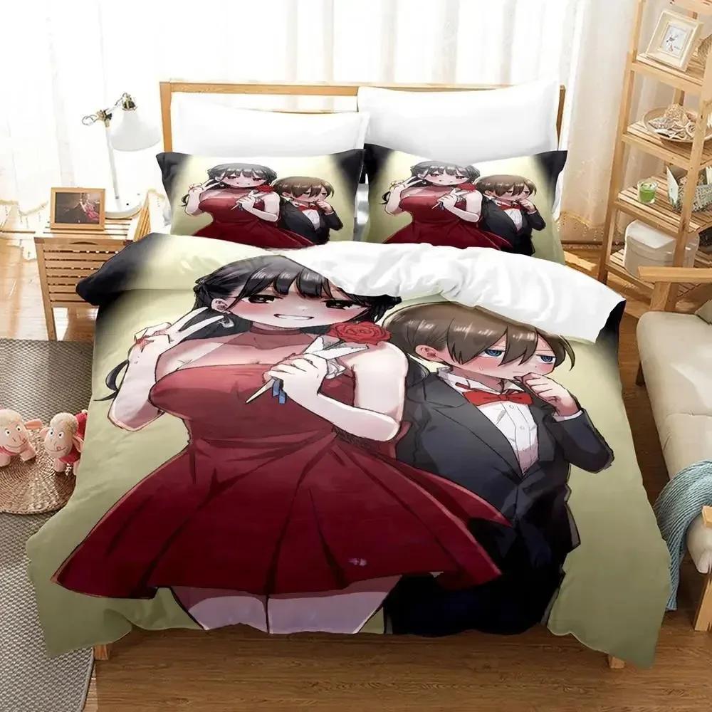 2024 The Dangers In My Heart Bedding Set Single Twin Full Queen King Size Bed Set Adult Kid Bedroom Duvet Cover Sets Anime Bed