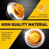 20X Amber Lamp Chrome LED LED 3/4" LED Truck Trailer Round Clearance Side Marker
