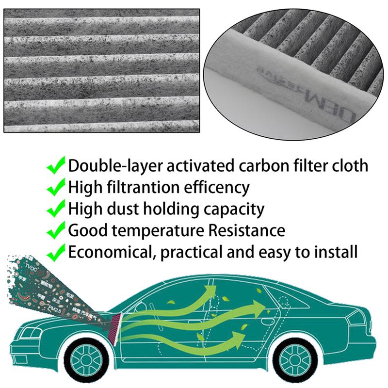 17801-22020 88568-02020 Combo Set Engine Cabin Pollen Air Filter For Toyota Matrix Corolla L4 1.8L 2003 2004 2005 2006 2007 2008