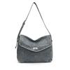 Simple casual commuting large-capacity bag women's new imitation denim tote bag versatile niche trendy armpit bag