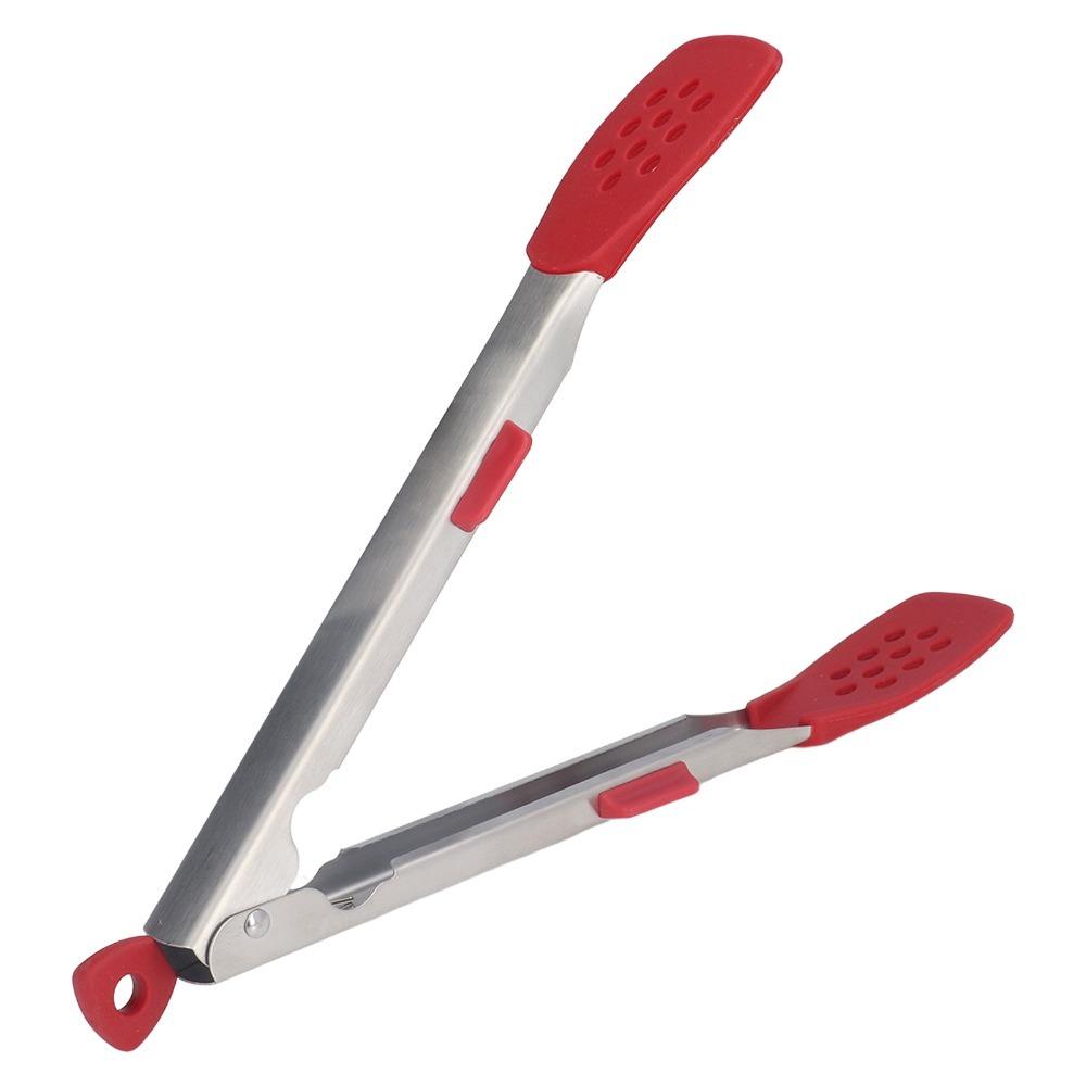 Hanging Loop Kitchen Tongs Two Arms Serving Tongs Practical Cooking Tongs  BBQ Grilling