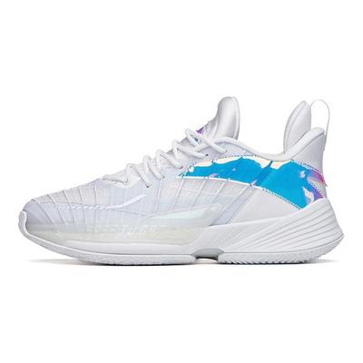 Light Crazy 3 Nitrogen Technology Laser Pearl Mid-Top Basketball Shoes Men Basketball Shoes White 112221608-9
