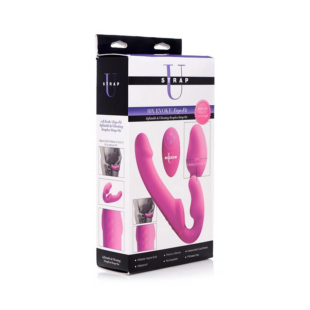 Evoke XR Brands Strapless Strap-On with Remote Control