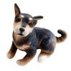 25/30cm Simulation Dog Plush Toy Creative Realistic Animal Puppy Dolls Squatting Shiba Inu Rottweiler Stuffed Soft Birthday Gift