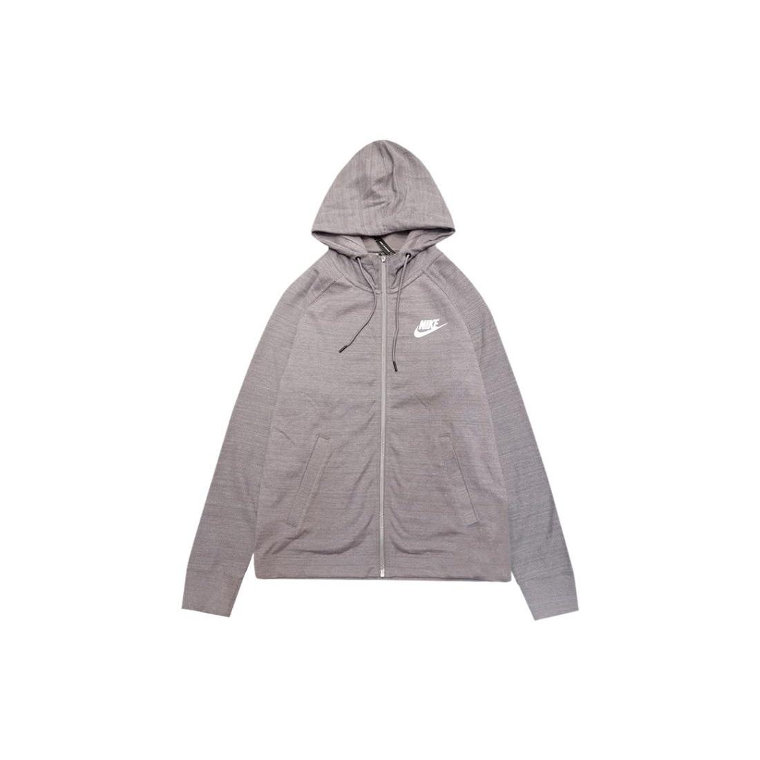 Nike logo zipped hooded jacket Grey Men s CD9177-056 XL