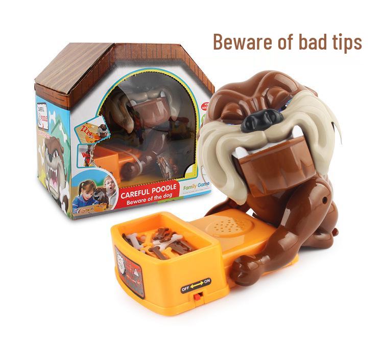Prank Evil Dog: Bites Finger Game - Beware of Bone-Stealing! Fun Parent-Child Interaction Party Toy