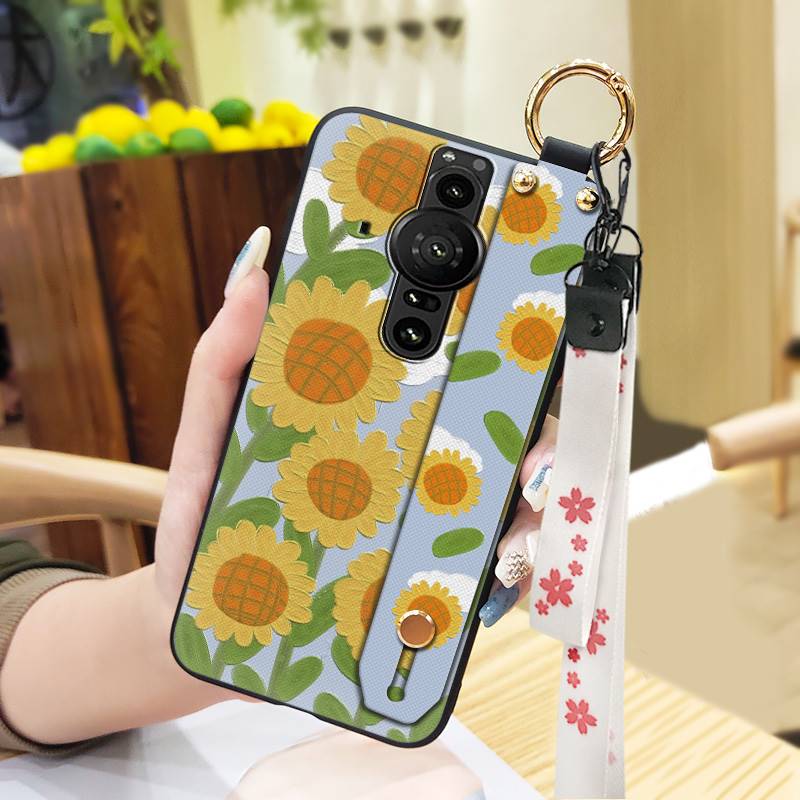 Shockproof Soft case Phone Case For Sony Xperia Pro-I Dirt-resistant Durable Back Cover Anti-dust Wristband Protective