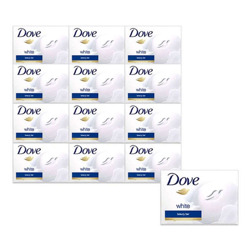 Dove Beauty Bar White Soap 90g, 90g X 13 Pcs