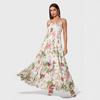  Spring and Summer New Suspender Fresh Printing Long Pendulum Dress