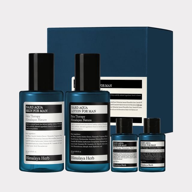 NARD - Aqua Skin & Lotion Set For Man 4 pcs