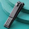 Stainless Steel Nail Clippers Black Large Anti-splash Nail Clippers Portable Nail Clippers Nail Manicure Tools