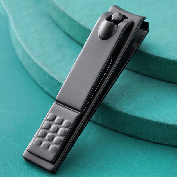 Stainless Steel Nail Clippers Black Large Anti-splash Nail Clippers Portable Nail Clippers Nail Manicure Tools