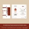 High-End Chinese Wedding Invitation Card - New National Style, Elegant Design, Free Shipping