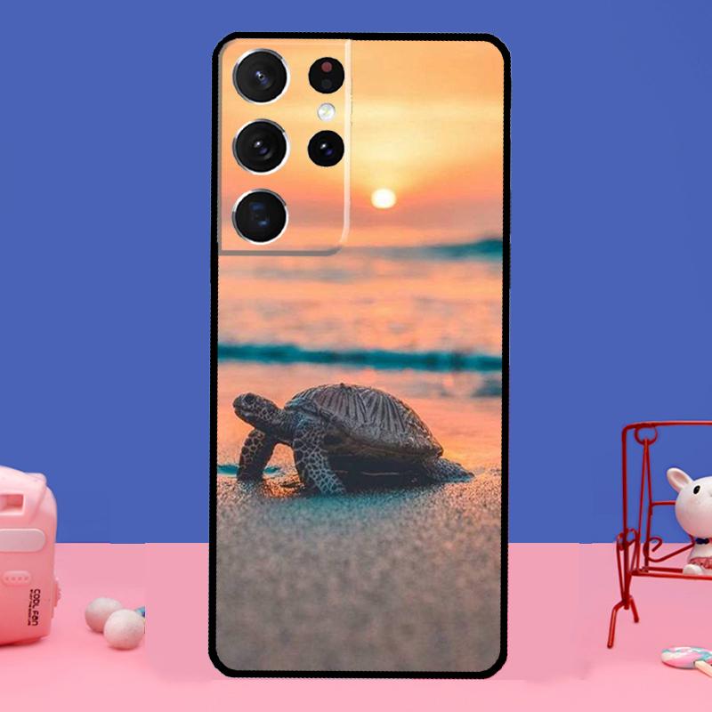 Ocean Sea Turtle Phone Case For Samsung Galaxy S21 Ultra S20 FE S8 S9 S10 S21 Plus Note 20 Ultra Full Cover