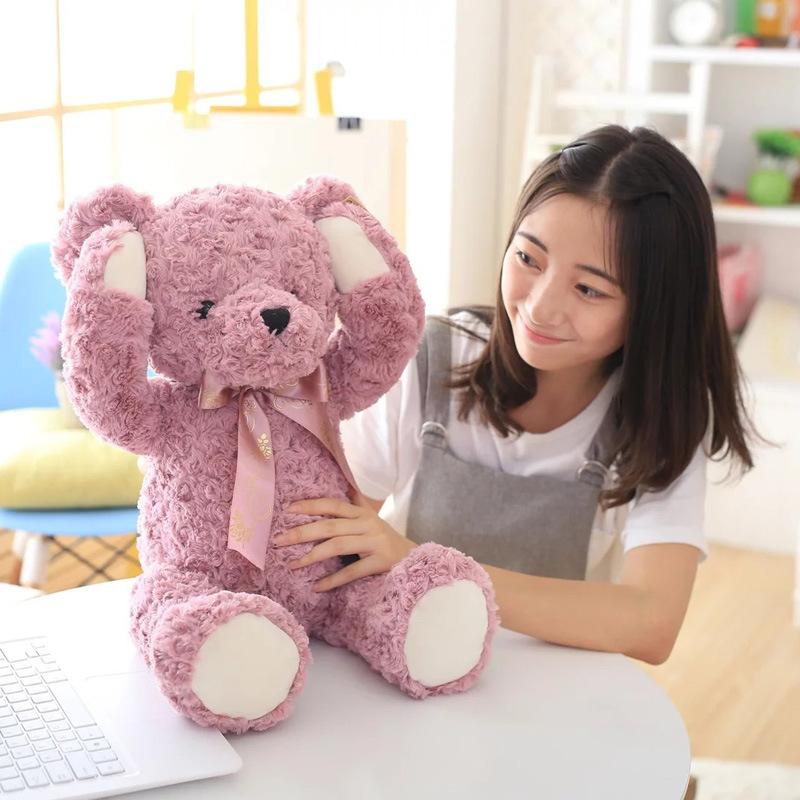 Shy Bear Teddy Bear Red Panda Doll Plush Toy Doll Give Girlfriend Small Hug Bear Rag Doll Gift