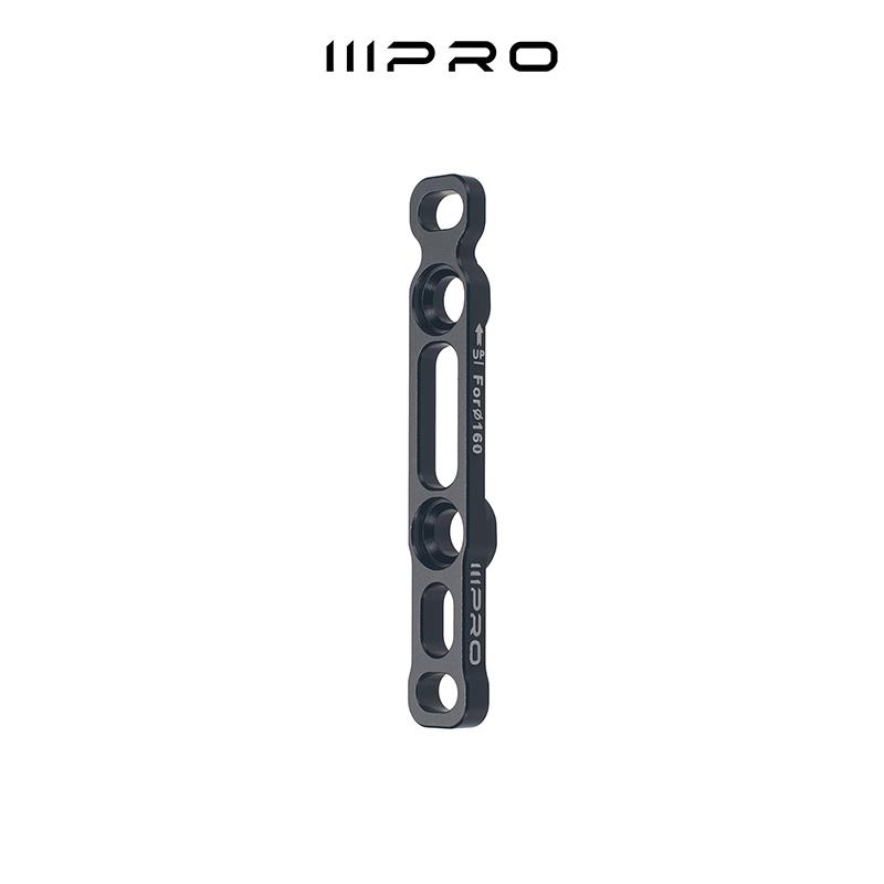 IIIPRO Ultralight Road Bicycle Disc Brake Mount 160mm Converter for Compatible R8170 105 DA SRAM Red Front And Rear Brake IIIPRO Front black