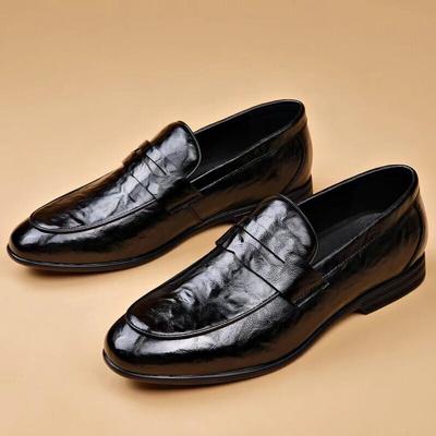 Scarpe Formale da Uomo alla Moda Vera Pelle Uomo Scarpe di Lusso per il Tempo Libero Scarpe Leggere a Piede Singolo Ufficio Business Scarpe Italiane di Alta Qualità