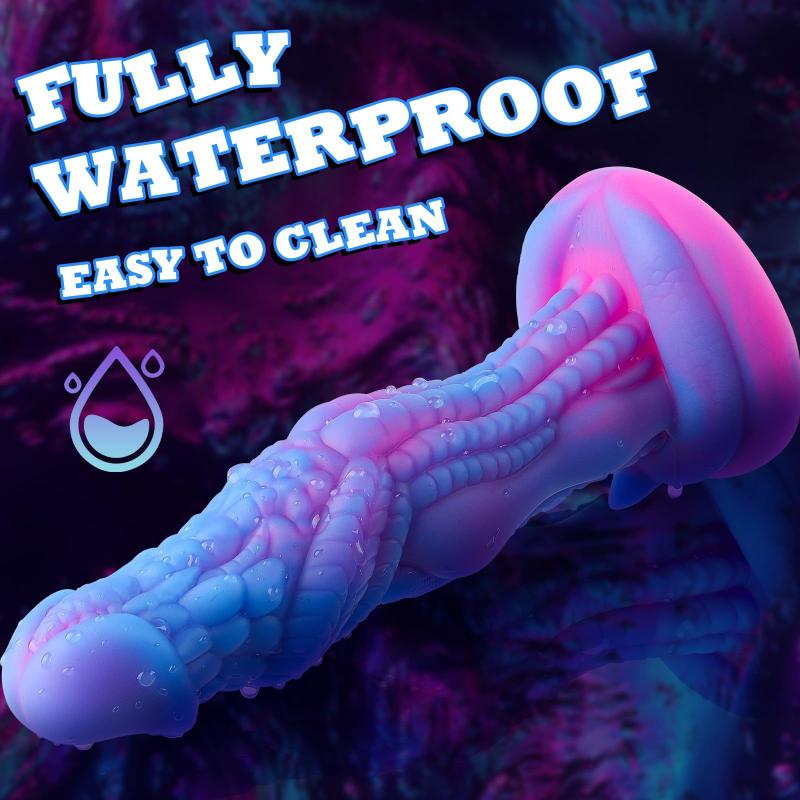 Realistic Silicone Dildo for Women, Alien Design Anal Plug with Suction Cup, Adult Sex Toys for Couples