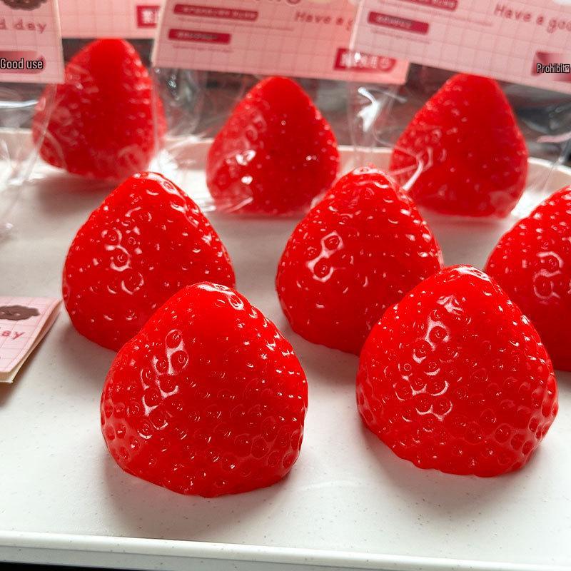 Strawberry Squeeze Toy: Slow Rebound Stress Relief Mini Decompression Artifact