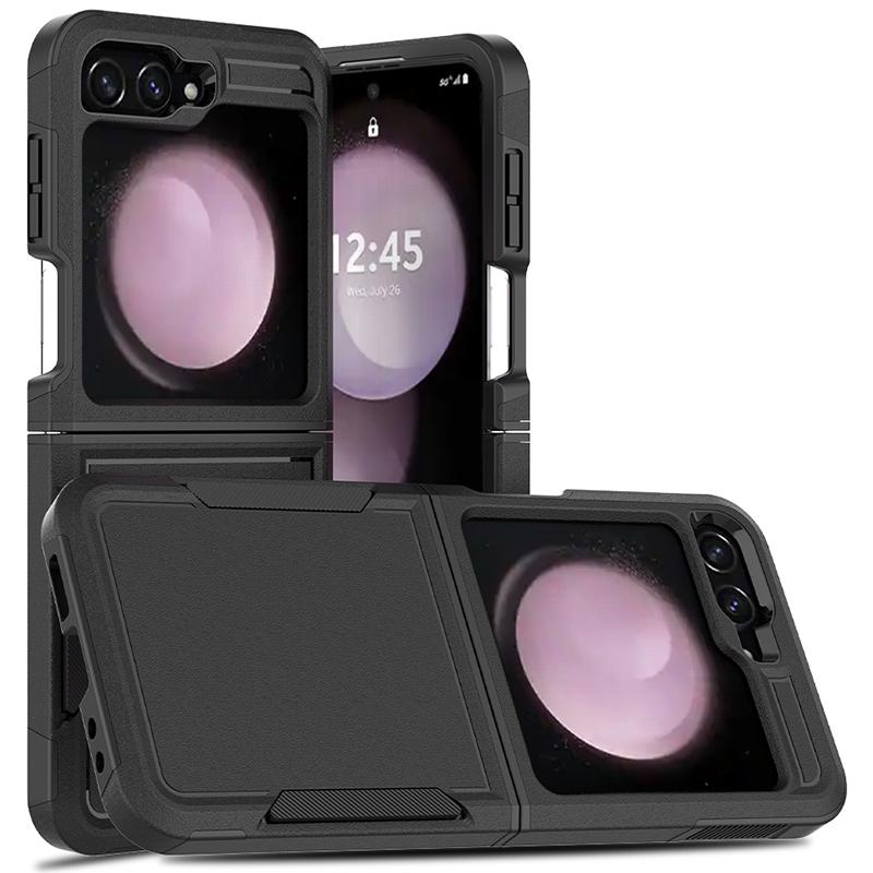 For Samsung Galaxy Z Flip6 5G/Z Flip5 5G Phone Case 2-in-1 PC+TPU Shockproof Cover