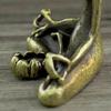 Meditation Fog Incense Stick Holder Vintage Metal Sitting Frog Incense