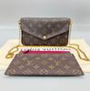 [Usato] Pochette Felicie Monogram Classico Tela Rivestita e Pelle Borsa a Catena Tre-in-Uno - Buono #NSR87
