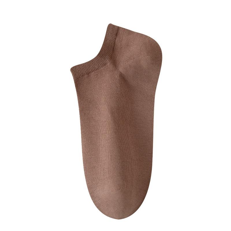 Herremote Sommer Nye Sokker med Lavt Snitt i Ren Bomull med Deodorant