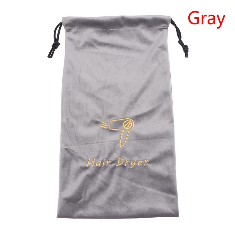 

Дорожная сумка для хранения фена на шнурке, портативная сумка на шнурке, дорожная сумка, бархатная сумка, карманная сумка для ювелирных изделий серый