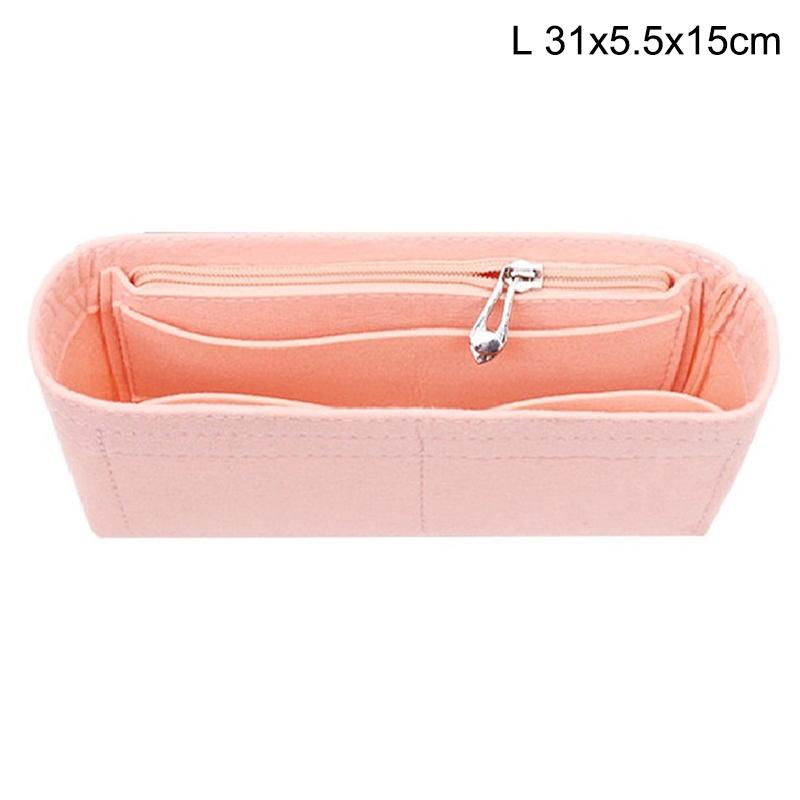 Dámská kabelka Multi-Pocket Dámská vkládací taška Plstěná látková kabelka Organizér kabelky Taška s podšívkou