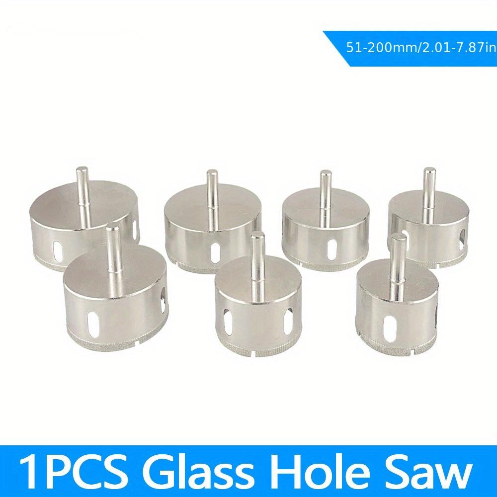 Durable, Diamond-Coated Glass Hole Saw Drill Bit, 51-200mm - Perfect for Tile, Marble & Ceramic Cutting
