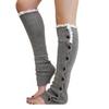 Women Foot Covers Warm Elastic Leg Warmers Knitted Socks Boot Socks Ankle Warmer