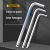 Extra Long Ball Head Hex Key Wrench, L-Shaped, 10-60mm, Industrial-Grade