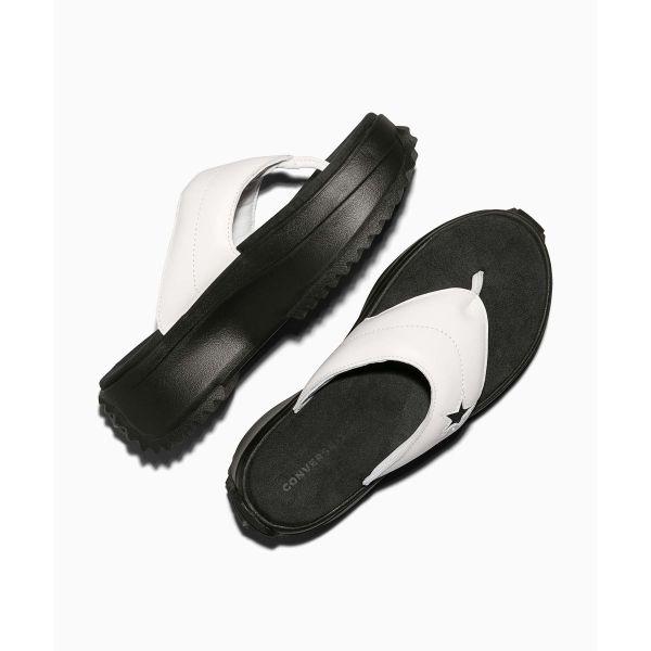 Converse Run Star Thick Sole Round Toe Comfortable Flip Flops Unisex Footwear A20652C