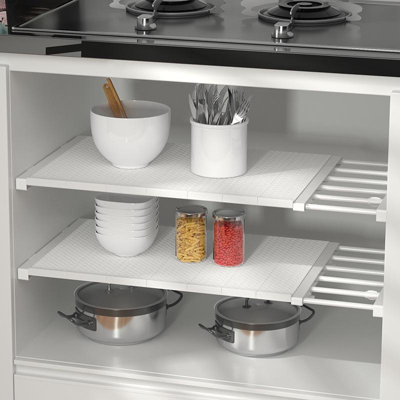 Wardrobe & Cabinet Divider Organizer - Glue-Free, Nail-Free, Dorm Essential